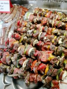 Barbecue brochette merguez 2