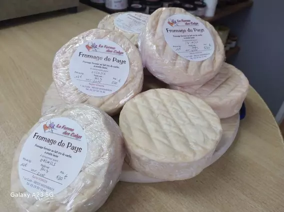 fromage du pays ferme des calys